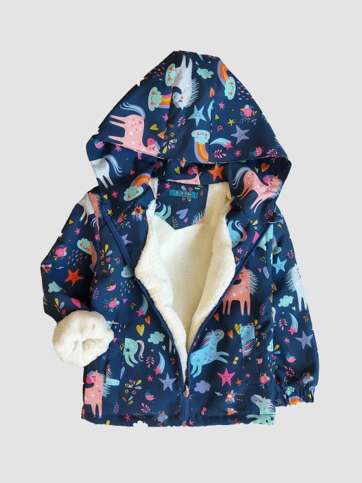 بارونی داخل خز طرح یونیکرون