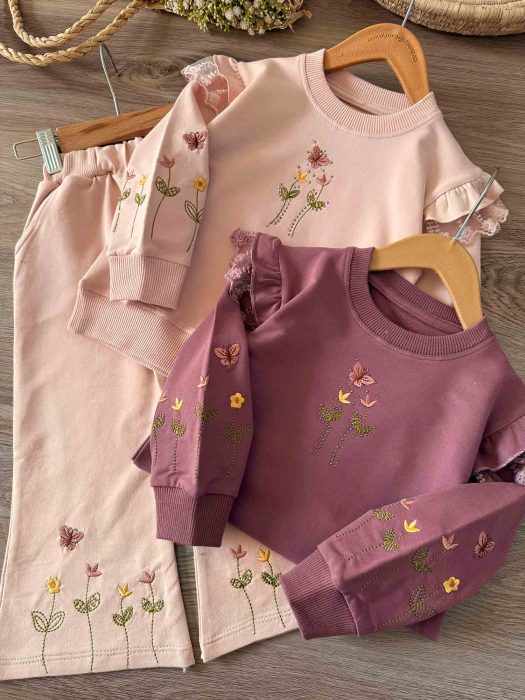 دورس شلواری گل و پروانه