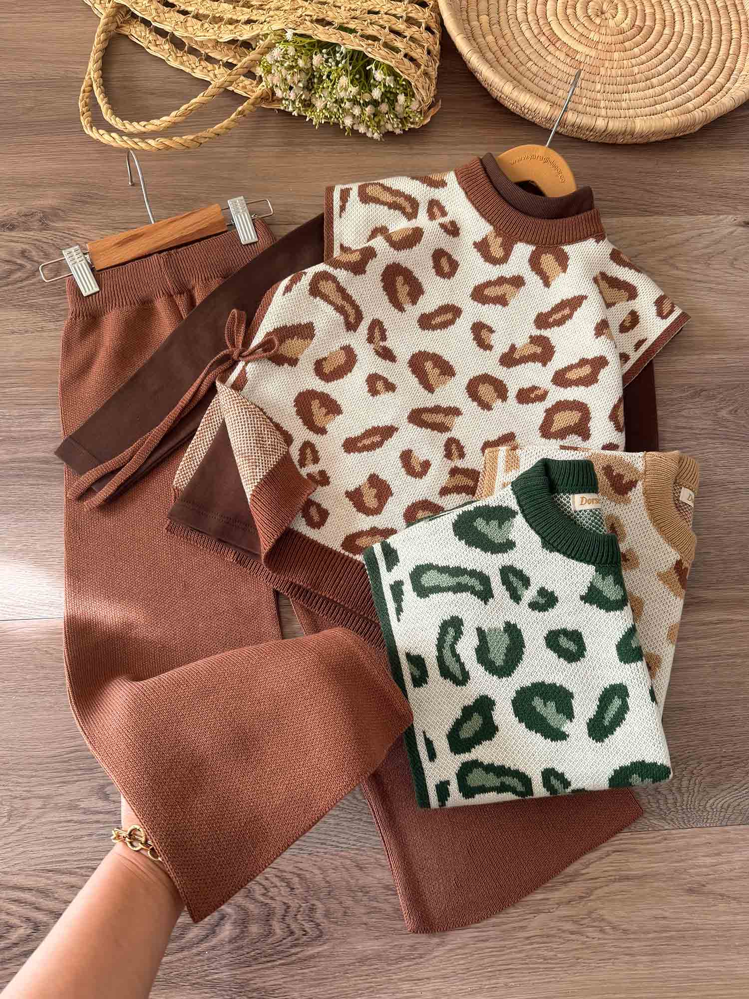 4 دو تکه بافت پلنگی