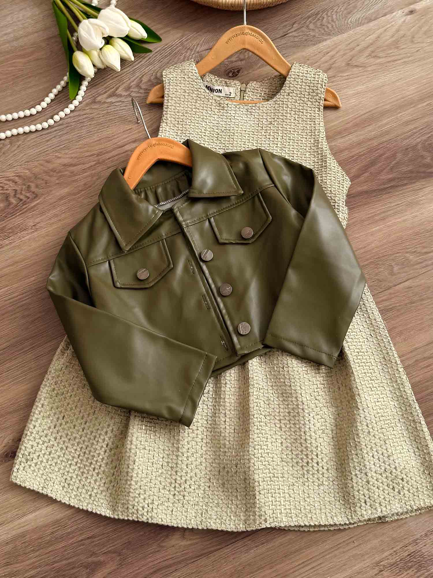 2 کت چرم و سارافون شنل