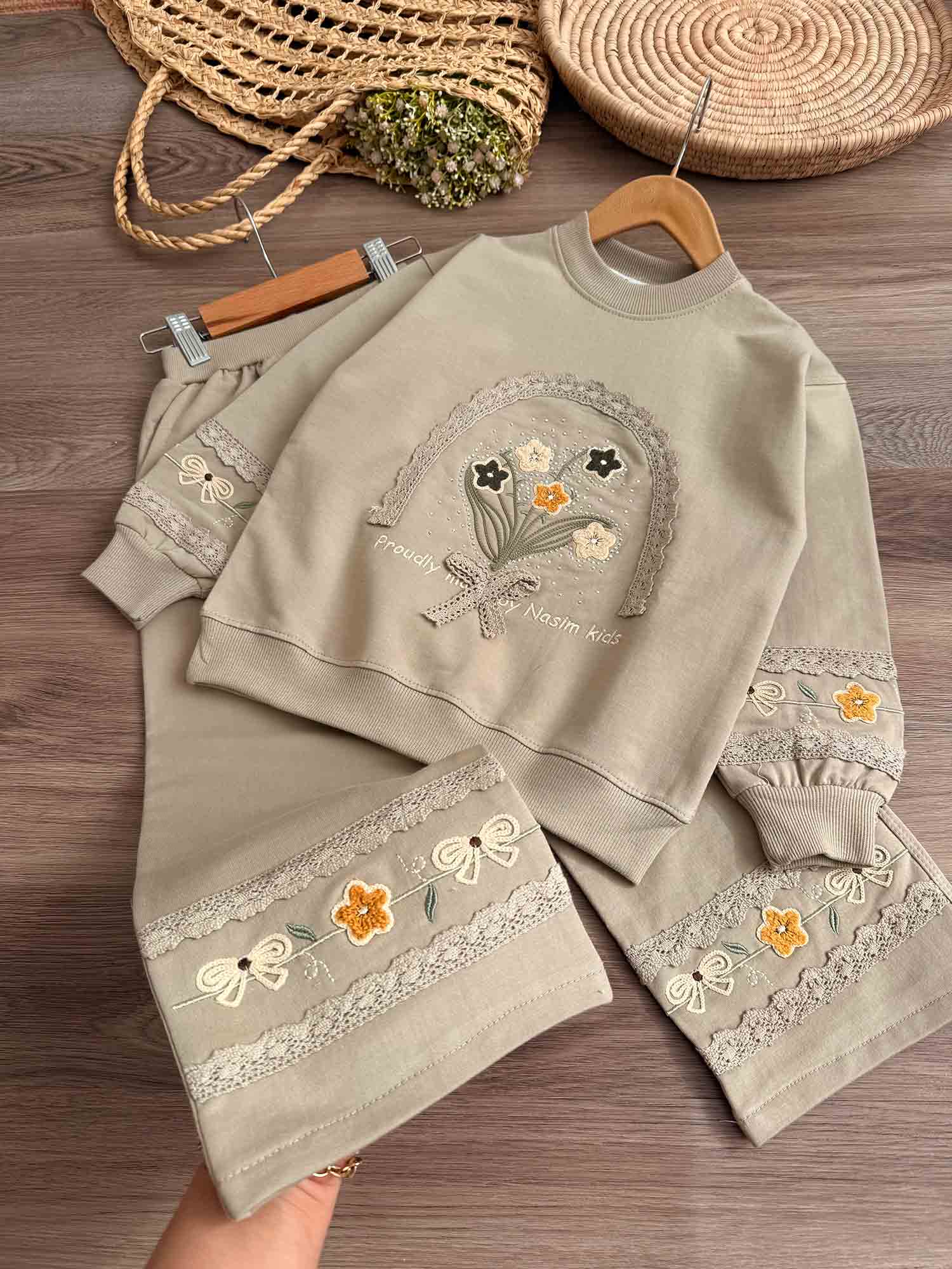 2 دورس شلواری دسته گل