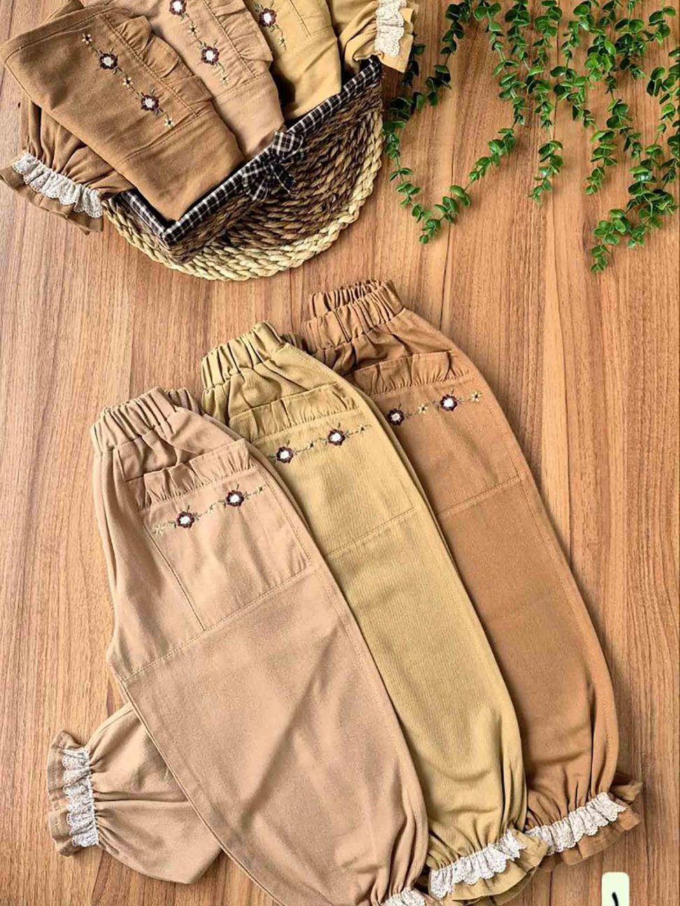 شلوار کتان روشا